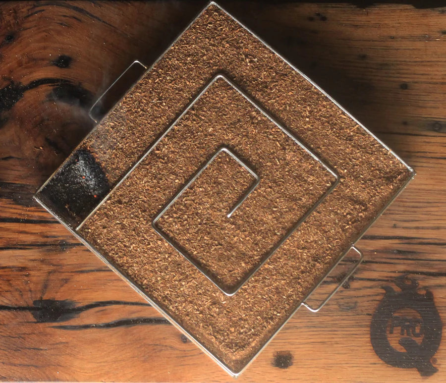 Wood dust for smoking top