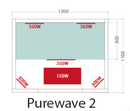 Pre- order Purewave 2 person Full Spectrum Infrared Sauna