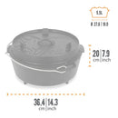 Petromax 5.5L Dutch Oven With legs