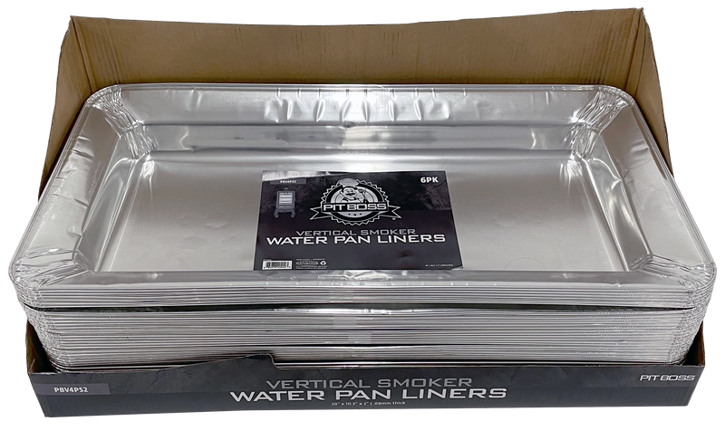 Foil Water Pan Liner- PRO 4 VERTICAL (6 PACK)