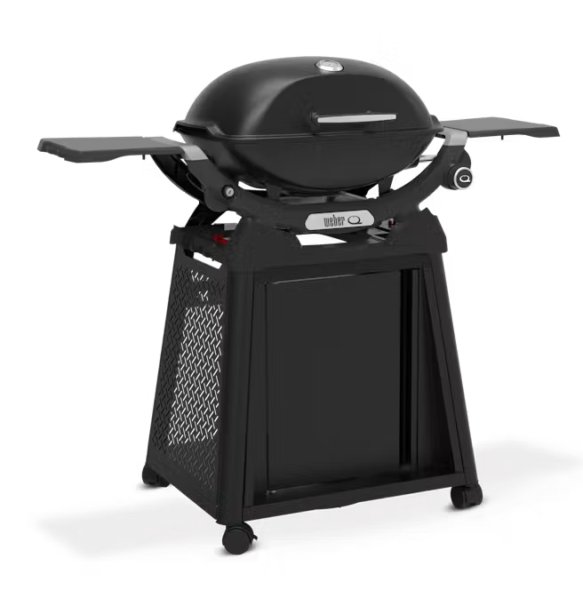 Weber Q 2200N Gas Barbecue with Side Tables & Premium Cart
