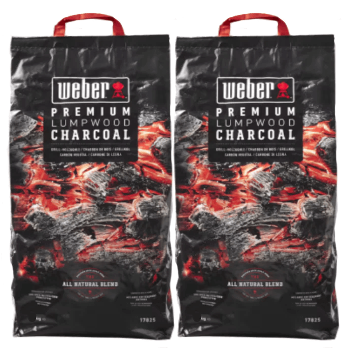 2 x bags Weber Premium Express Lumpwood 10 kg