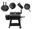 Pit Boss 850 Pro WIFI Pellet Grill & Free Cast Iron Set