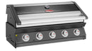 1600 Stainless Steel 5 burner built in barbecue Dark
