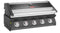 1600 Stainless Steel 5 burner built in barbecue Dark
