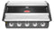 1600 Stainless Steel 5 burner built in barbecue Dark