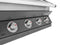 1600 Stainless Steel 5 burner built in barbecue Dark