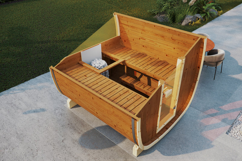 Pre Order UKU 6 Person Thermowood Outside Sauna