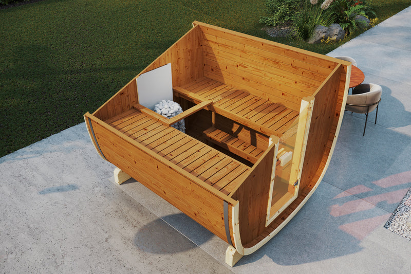Pre Order UKU 6 Person Thermowood Outside Sauna