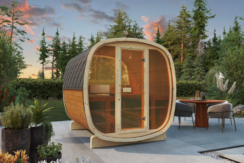 Pre Order UKU 6 Person Thermowood Outside Sauna
