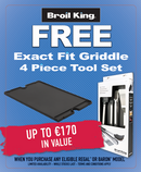 Baron 490 IR Black & Free Tool Set & Griddle