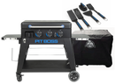 Pit Boss Ultimate Plancha 3 burner with cart + Free Utensil set +  free cover