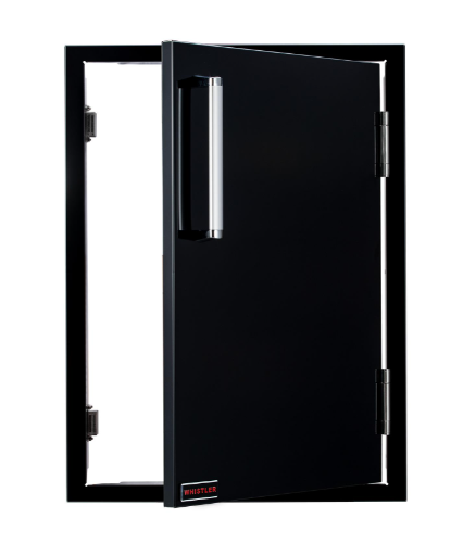 Burford Single Vertical Door 1 Black Silk