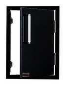 Burford Single Vertical Door 2 Black Silk