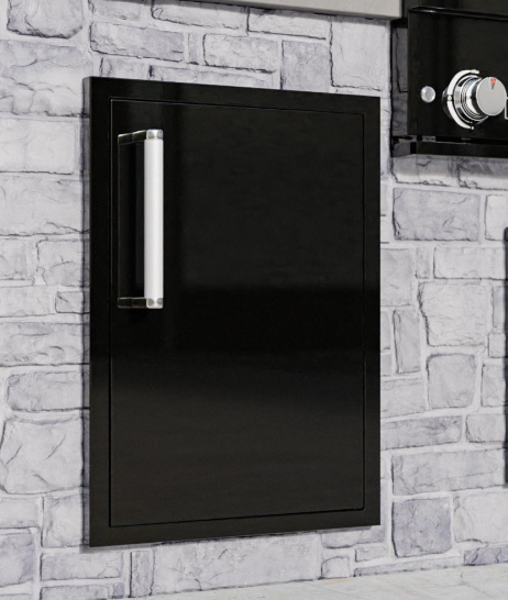 Burford Single Vertical Door 2 Black Silk