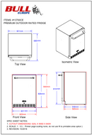 Bull Premium  Outdoor Fridge