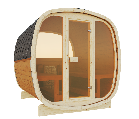 Pre Order UKU 6 Person Thermowood Outside Sauna