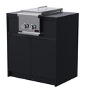 Fairford Side Burner cabinet Black