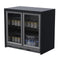 Fairford Double Fridge Cabinet (Black)