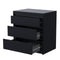 Fairford Triple Drawer Cabinet (Black)