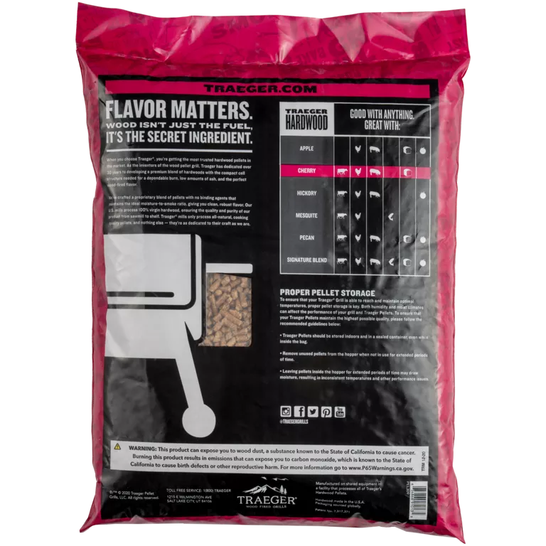 Traeger Cherry Pellets 20LB Bag