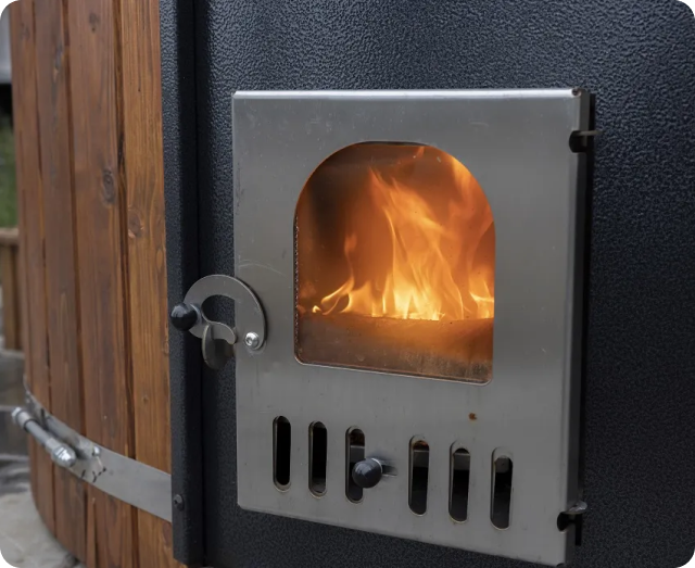 Wood Fired Hot Tub