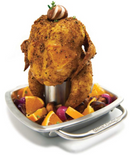 Stainless Steel Chicken Roaster with pan
