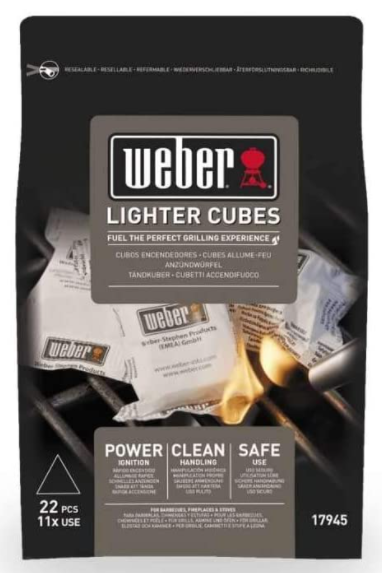 WeberLighter Cubes - white
