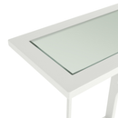 Del Mar Sofa Table Plain white top