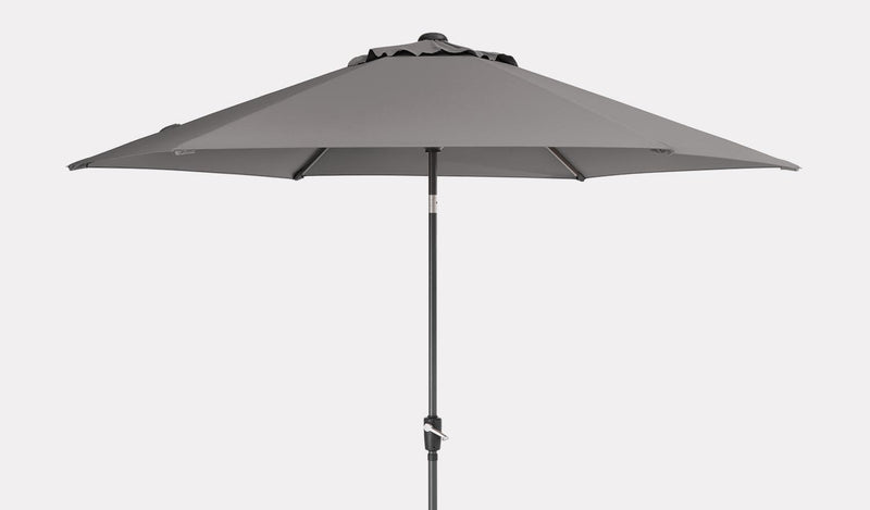 Parasol 3m Wind Up Slate canopy