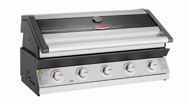 1600 Stainless Steel 5 burner built in barbecue