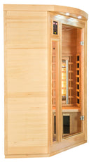 Apollon 2 Person Corner Quartz Infrared Sauna