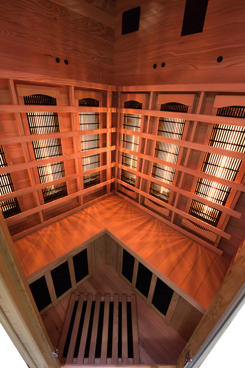 Apollon 2 Person Corner Quartz Infrared Sauna
