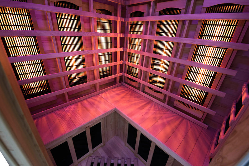 Apollon 2 Person Corner Quartz Infrared Sauna