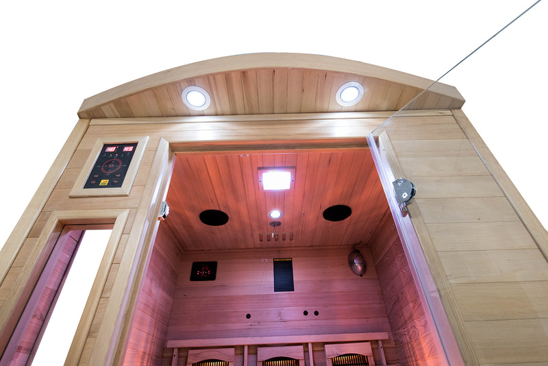 Sauna infrarrojos Apollon Quartz rinconera 3-4 personas