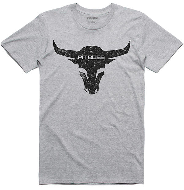 Pit Boss Gray Bull T Shirt