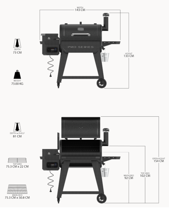Pit Boss 850 WIFI Pellet Grill + Free Cover