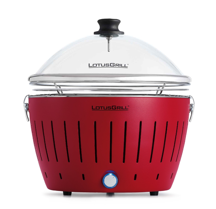 Lotus Grill & Glass Hood Blazing Red – A Room Outside