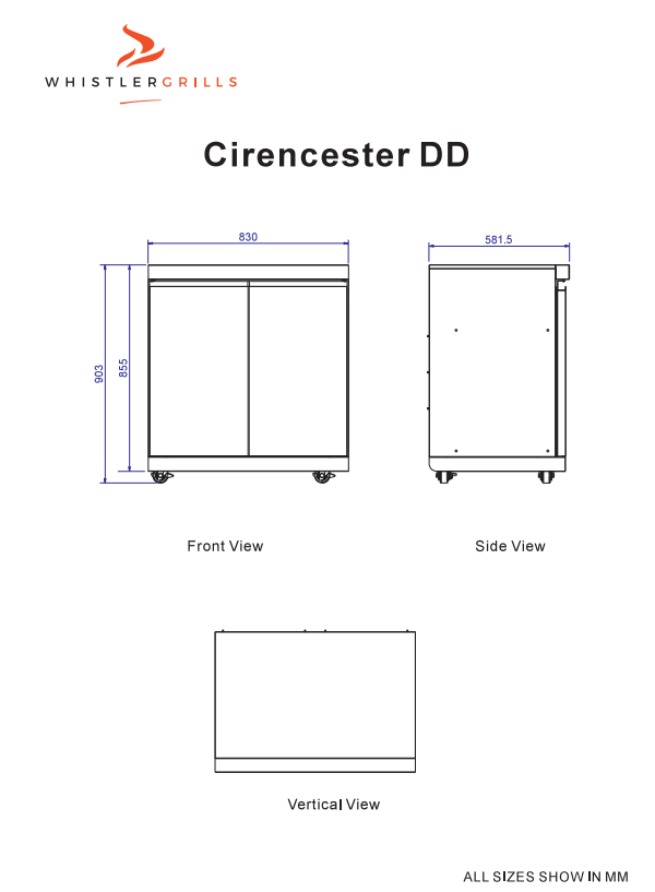 Whistler Cirencester Double Door Cabinet