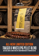New Traeger Whiskey Barrel Blend Pellets 20lb Bag