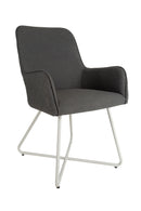 Santorini Dining Chair Dark Grey (Pair)